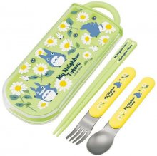 My Neighbor Totoro jídelní hůlky & Spoon & Fork Set Daisies