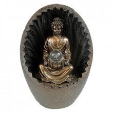 Budha socha bronzové barvy