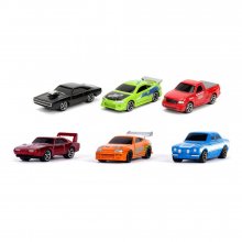 Fast & Furious Nano Hollywood Cars Diecast Mini Cars Display (24