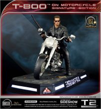 Terminator 2: Judgment Day Socha 1/4 T-800 on Motorcycle Signat