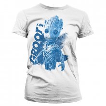 Strážci Galaxie dámské tričko I Am Groot velikost S