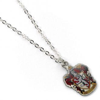 Harry Potter Pendant & náhrdelník Nebelvír Crest (silver plate