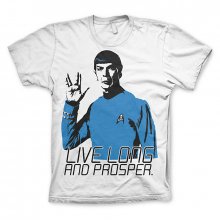 Star Trek pánské tričko Live Long And Prosper