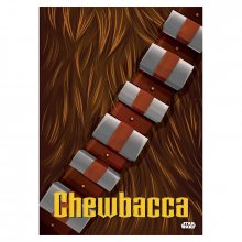 Star Wars kovový plakát Minimalist Chewbacca 32 x 45 cm