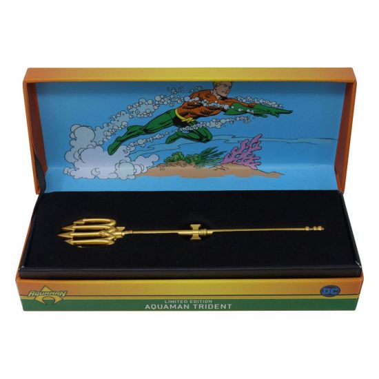 Aquaman Replica Miniature Trident (gold plated) - Kliknutím na obrázek zavřete