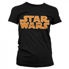 Černé dámské tričko Star Wars Classic Logo L