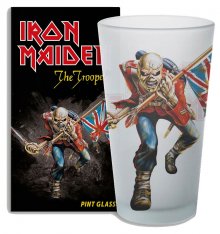 Iron Maiden sklenice pinta The Trooper