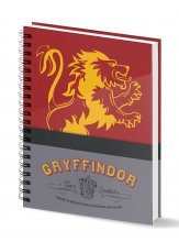 Harry Potter poznámkový blok A4 Gryffindor