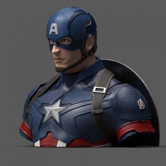 Avengers Endgame pokladnička Captain America 20 cm - Kliknutím na obrázek zavřete