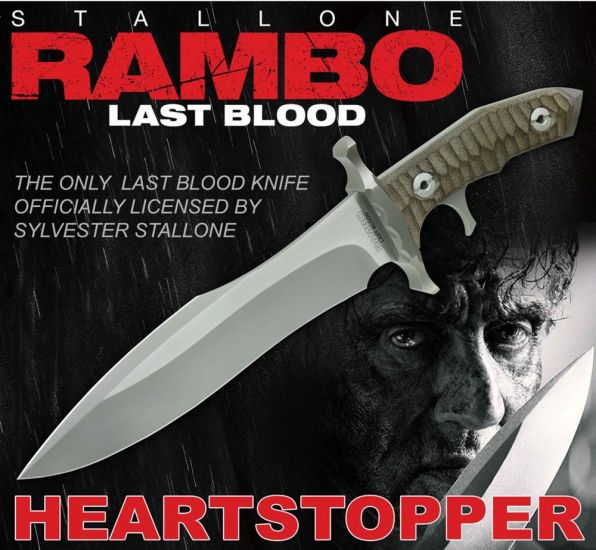Rambo: Last Blood Replica 1/1 Heartstopper Knife 38 cm - Kliknutím na obrázek zavřete