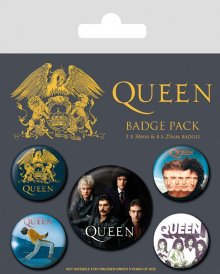 Queen sada odznaků 5-Pack Classic