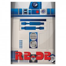 Star Wars kovový plakát Minimalist R2-D2 32 x 45 cm