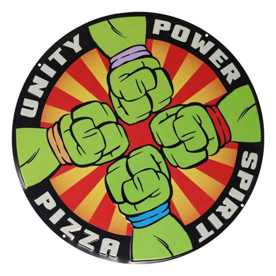 Teenage Mutant Ninja Turtles kovová tabulka Pizza Power - Kliknutím na obrázek zavřete