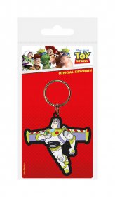 Toy Story gumový přívěsek na klíče Buzz Lightyear 6 cm