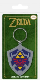 Legend of Zelda gumový přívěsek na klíče Hylian Shield 6 cm