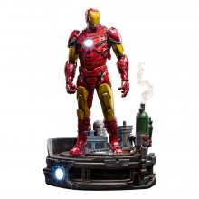 Marvel Deluxe Art Scale Socha 1/10 Iron Man Unleashed 23 cm
