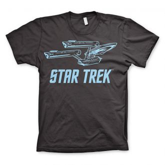 Star Trek pánské tričko Enterprise Ship velikost S