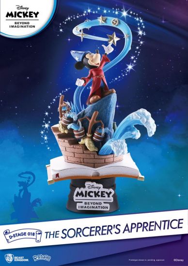 Mickey Beyond Imagination D-Stage PVC Diorama The Sorcerer's App - Kliknutím na obrázek zavřete