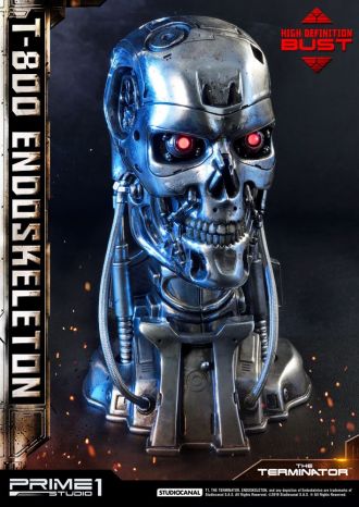 The Terminator High Definition Bust 1/2 T-800 Endoskeleton Head