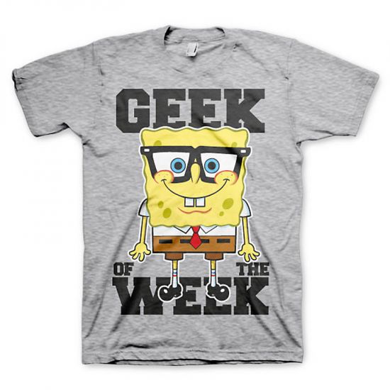 Pánské triko SpongeBob Geek Of The Week velikost XL - Kliknutím na obrázek zavřete