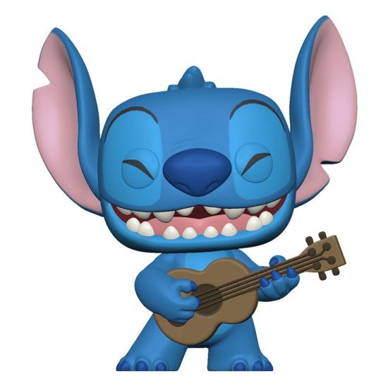 Lilo & Stitch POP! Disney Vinylová Figurka Stitch w/Ukelele 9 cm - Kliknutím na obrázek zavřete