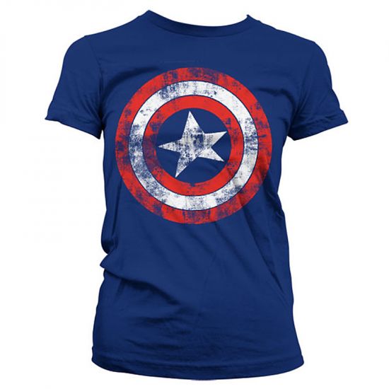 Kapitán Amerika Štít dámské triko Marvel - Kliknutím na obrázek zavřete