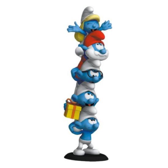 The Smurfs Resin Socha Smurfs Column Polychrome Edition 50 cm - Kliknutím na obrázek zavřete