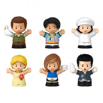 Friends Fisher-Price Little People Collecter mini figurky 4-Pack