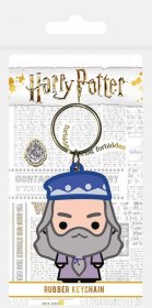 Harry Potter gumový přívěsek na klíče Chibi Brumbál 6 cm