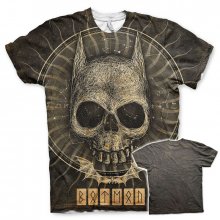 Stylové pánské tričko Batman Gothic Skull Allover