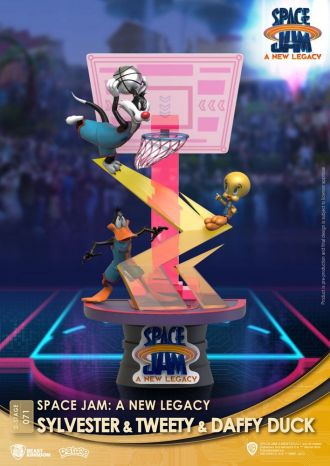Space Jam: A New Legacy D-Stage PVC Diorama Sylvester & Tweety &
