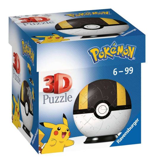 Pokémon 3D Puzzle Pokéballs: Ultra Ball (54 pieces) - Kliknutím na obrázek zavřete