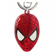Marvel kovový přívěšek na klíče Spider-Man Head