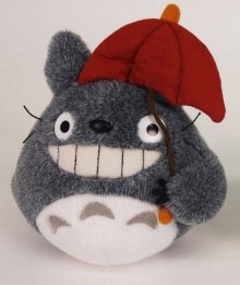 Muj soused Totoro Plyšák Totoro Red Umbrella 15 cm