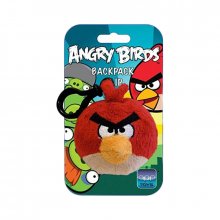 Angry Birds plyšový přívěšek na klíče Red Bird 6 cm