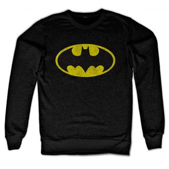 Batman Sweatshirt Distressed Logo