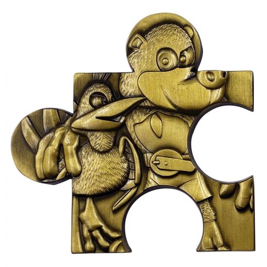 Banjo-Kazooie Replica Jiggy Piece (gold plated) - Kliknutím na obrázek zavřete