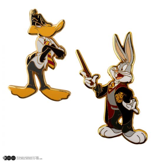 Looney Tunes Pins 2-Pack Bugs Bunny & Daffy Duck at Hogwarts - Kliknutím na obrázek zavřete