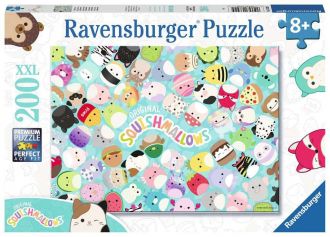 Squishmallows Children's skládací puzzle XXL Mallow Days (200 pi