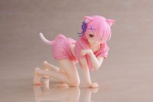 Re:Zero Precious PVC Socha Desktop Cute Figure Ram Cat Roomwear