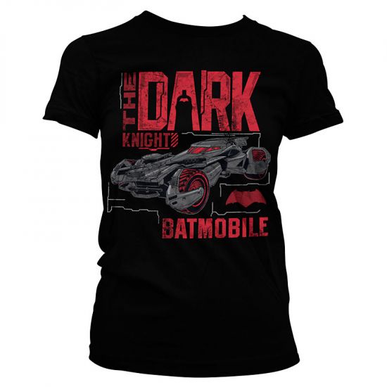 Dámské tričko Batman vs Superman Dark Knight Batmobile - Kliknutím na obrázek zavřete