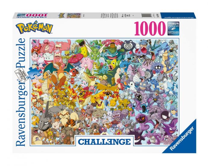 Pokémon Challenge skládací puzzle Group (1000 pieces) - Kliknutím na obrázek zavřete