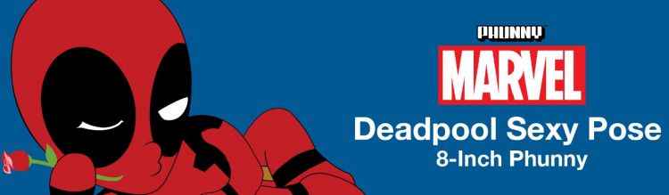 Deadpool Phunny Plyšák Sexy Deadpool 20 cm - Kliknutím na obrázek zavřete