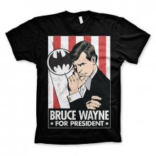 Batman černé pánské tričko Bruce Wayne For President