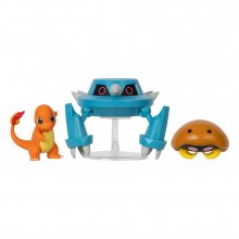 Pokémon Battle Figure Set Figure 3-Pack Kabuto, Charmander, Meta