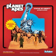 Planet of the Apes ReAction Playset Socha of Liberty SDCC 2018