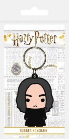 Harry Potter gumový přívěsek na klíče Chibi Snape 6 cm