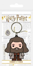Harry Potter gumový přívěsek na klíče Chibi Hagrid 6 cm