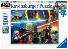 Star Wars skládací puzzle The Mandalorian: Crossfire (300 pieces