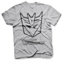 Transformers tričko Decepticon Logo Šedé